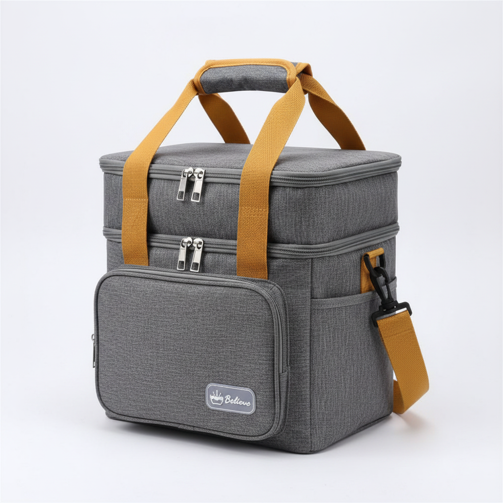 Grey Cooler Bag
